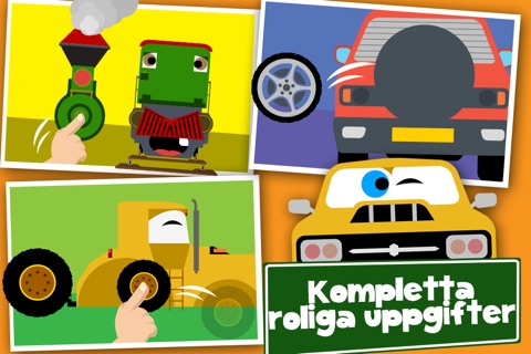 Cars, Trains and Planes Cartoon Puzzle Games Free screenshot 4