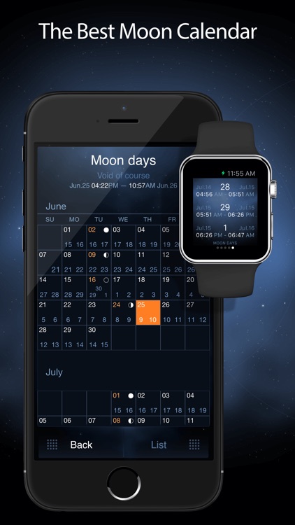 Deluxe Moon Pro - Moon Phases Calendar
