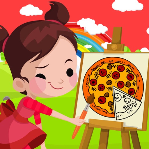 Pizza Coloring Icon