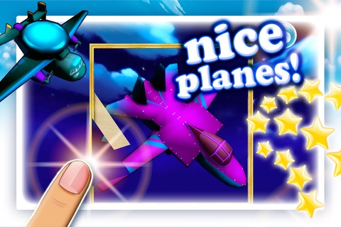 3D planes jigsaw puzzle for kids and toddlers with plane and helicopter puzzles deluxe screenshot 4