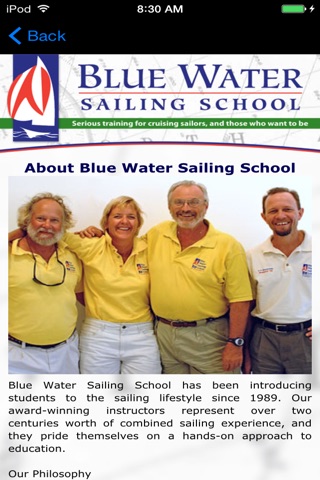 Blue Water Sailing School screenshot 2
