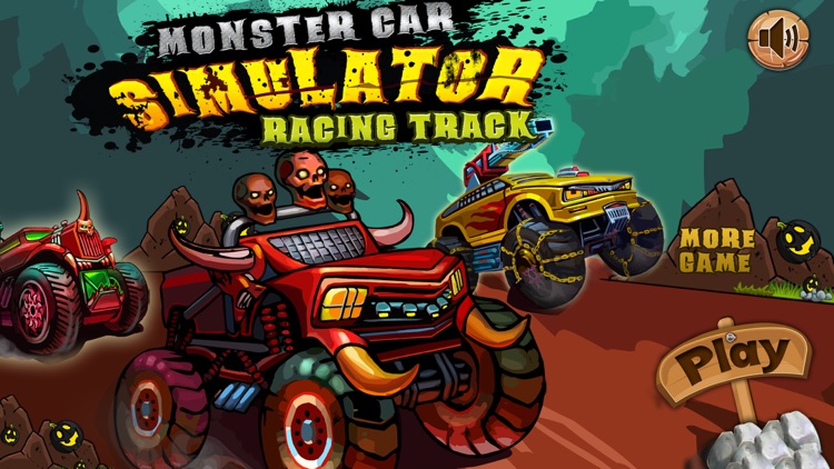 Monster Car Simulator Racing Track