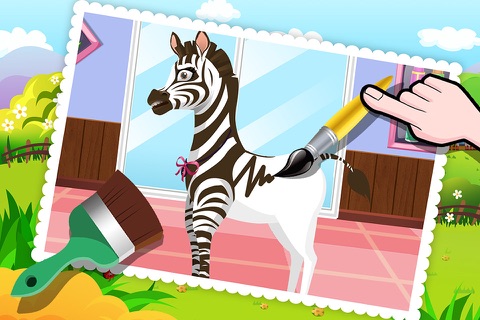 Baby Zebra SPA Salon - Makeover Game For Kids screenshot 4