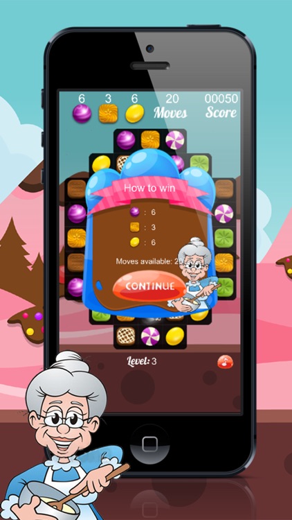 Happy Grandmother. Seriously addictive match3 game!