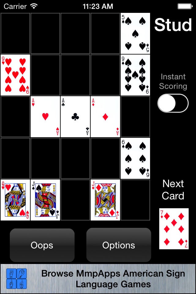 Best of Poker Solitaire screenshot 2