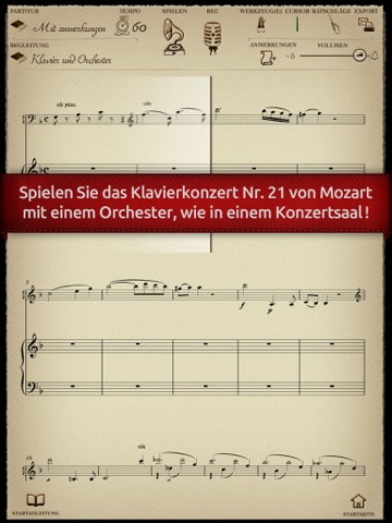 Play Mozart: Concerto pour piano n° 21 (partition interactive pour piano) screenshot 2