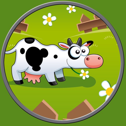 beautiful farm animals for kids - free game icon