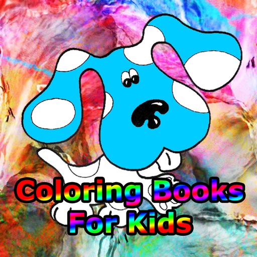 Coloring Book Kids For Blues Edition Icon