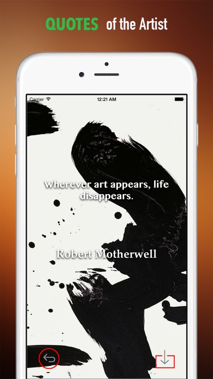 Robert Motherwell Paintings HD Wallpaper and His Inspirational Quotes Backgrounds Creator screenshot-3