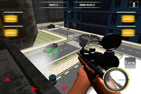 3D Sniper City Warfare- Elite Zombie Shooting Game screenshot 2