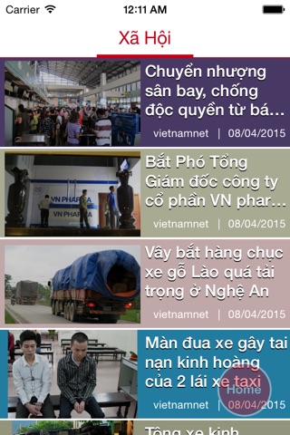 Báo Vietnamnet screenshot 2