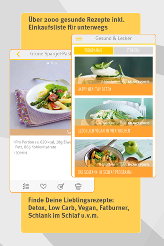 GU Balance: Fitness und Ernährung screenshot 3