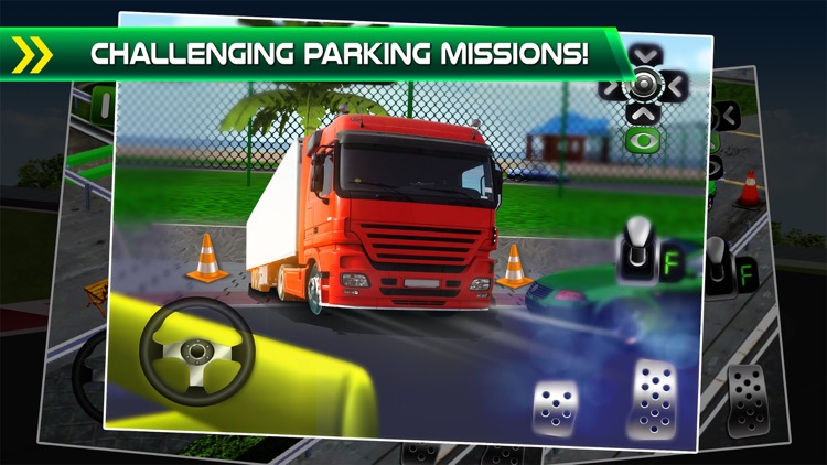 3D Truck Car Parking Simulator - School Bus Driving Test Games!