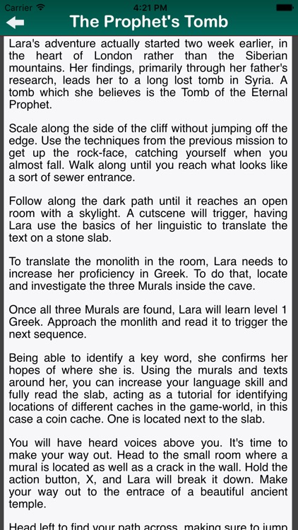 Gamer's Guide for Rise of The Tomb Raider