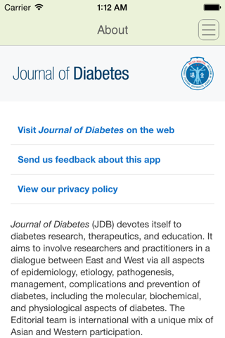 Journal of Diabetes screenshot 4