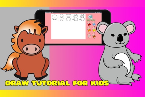 how to draw animals - Drawing lessons for kids screenshot 3