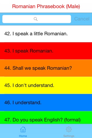 Romanian (Male) Quick Phrasebook - Basic Phrases with Audio screenshot 3