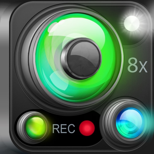 Night Vision (True night mode amplifier app with video and photo recording) Icon