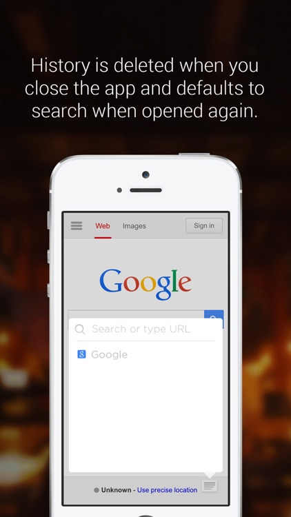 Private Browser for iPhone with Full Screen