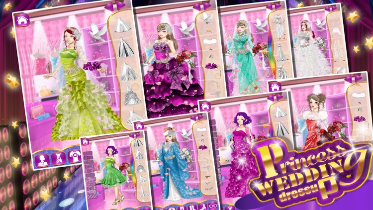 princess wedding dressup !!!!