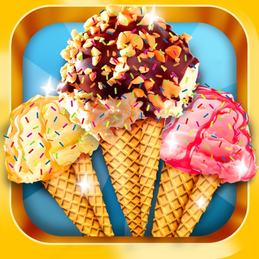 Crazy Ice Cream Kitchen Van 3D Icon