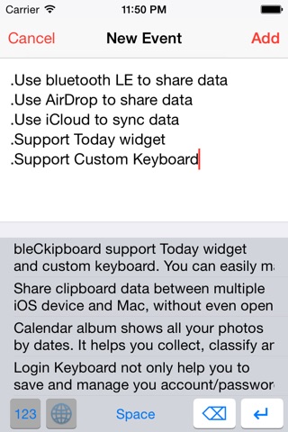 Aha BLE Clipboard - clipboard share tool screenshot 2