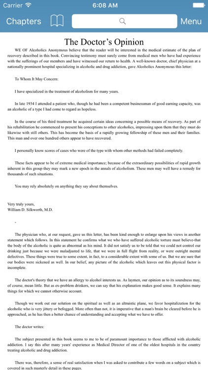 AA Big Book - Alcoholics Anonymous screenshot-4