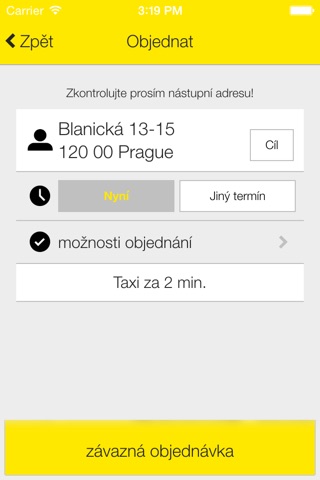 Svez.se - Objednej si taxi screenshot 2