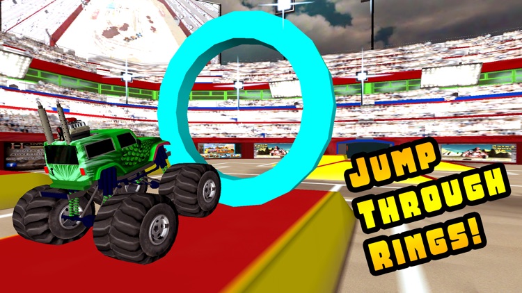 3D Monster Truck Smash Parking - Nitro Car Crush Arena Simulator Game FREE