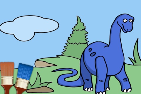 Colorear dinosaurios - juegos de dinos para pintar - Premium screenshot 4