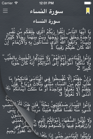 Quran in Arabic القرآن screenshot 4