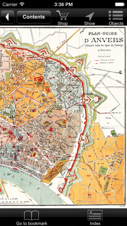 Antwerp. Historical map.