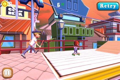 3D City Skater Endless Run Free screenshot 3