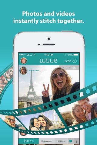 Wave - Instantly create video stories with friends! screenshot 3