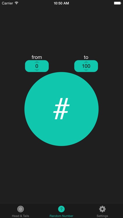 DecidR - Random Number Generator