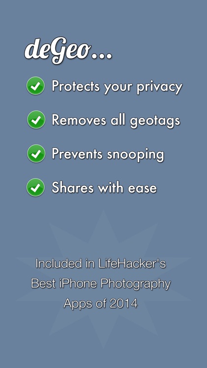 deGeo - Geotag Remover, EXIF Viewer Photo Privacy Tool screenshot-3