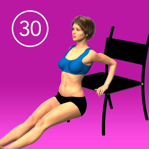 Women's Tricep Dip 30 Day Challenge icon