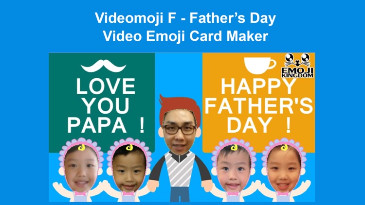 Videomoji F - Father's Day Video Emoji Card Maker screenshot-0