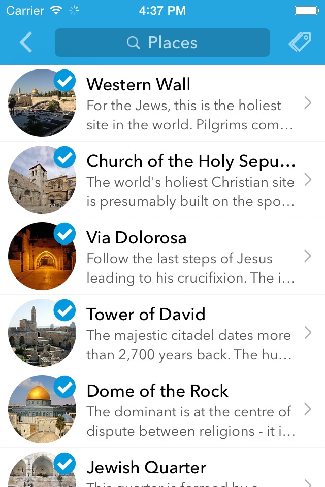 Middle East Trip Planner, Travel Guide & Offline City Map for Istanbul, Jerusalem or Tel Aviv screenshot 3