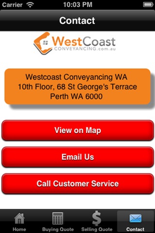 West Coast Conveyancing Quote screenshot 2