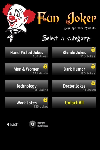 Fun Joker : humourous plus funny jokes apps screenshot 3