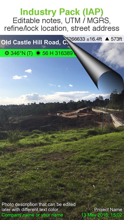 Solocator - GPS Field Camera to stamp photos with location, direction, altitude, date, time + optional editable notes screenshot-3