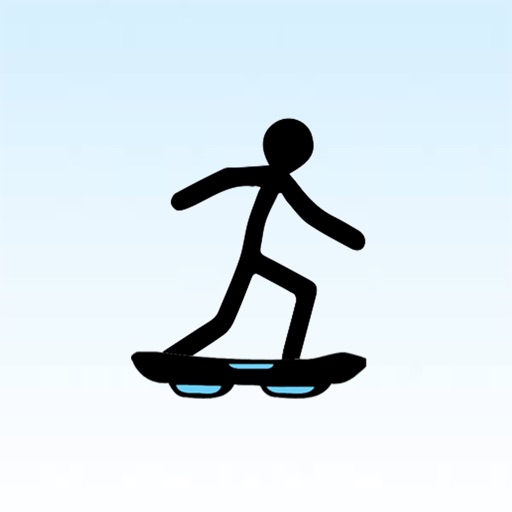 Stickman Joe: Sky Surfer iOS App