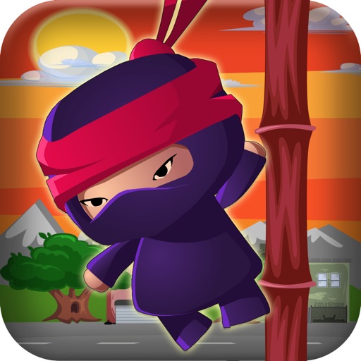 Falling Kid Ninja - awesome slope racing arcade game iOS App