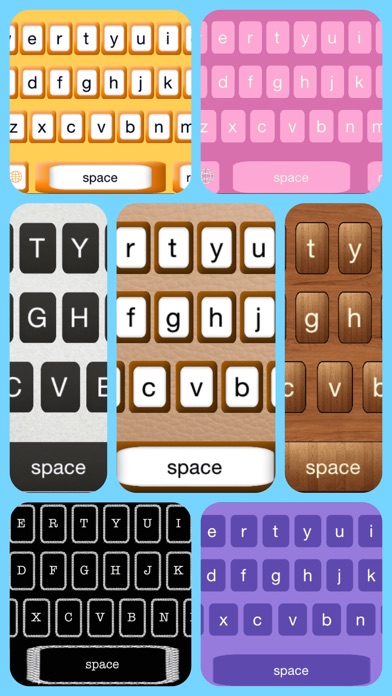 Diyキーボードpro クールなフォント カラフルな背景 テクスチャをテーマにしたデザインのキーボード Iphoneアプリ Applion