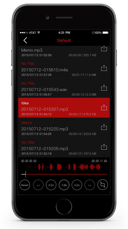 HD Voice Recorder Pro for mp3/wav/m4a Audio Recording