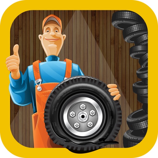 Tyre Repairing Shop: Fix the tires of auto cars in this crazy mechanic game iOS App