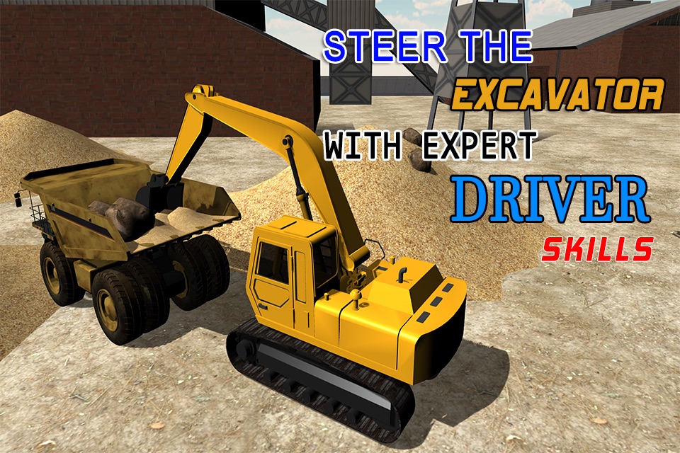 Sand Excavator Simulator – Operate crane & drive truck in this simulation game screenshot 2