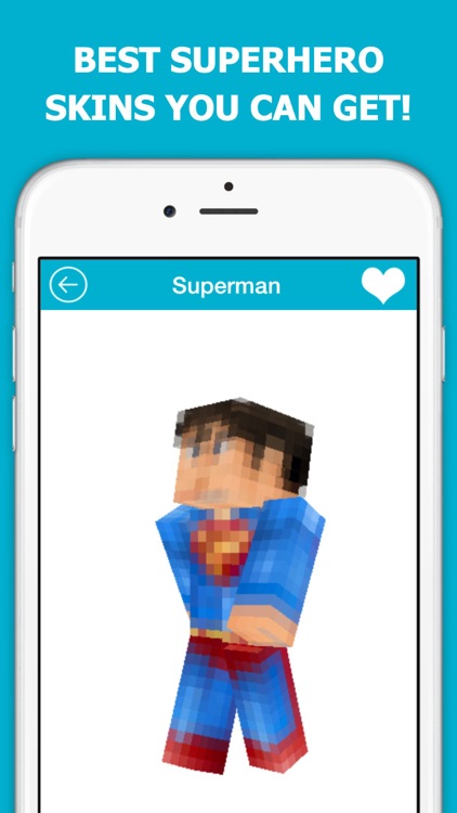 Superhero Skins for Minecraft PE