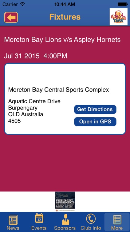 Moreton Bay Lions Australian Football Sports Club screenshot-4